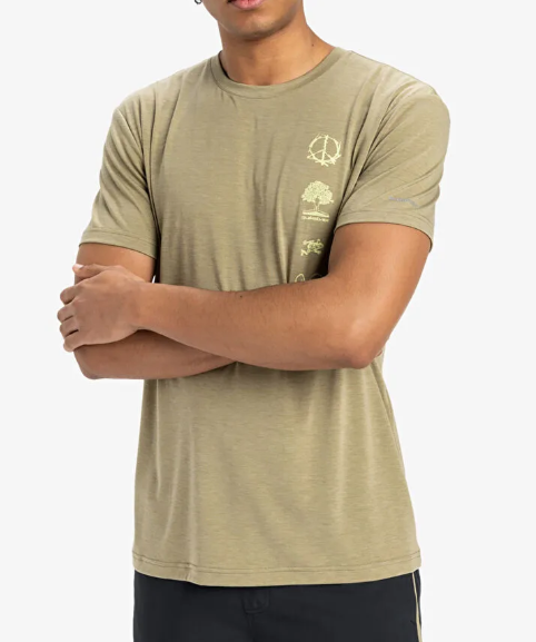 QUIKSILVER COASTAL RUN SS ERKEK T-SHIRT