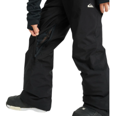 Quiksilver Estate Youth Pt Erkek Çocuk Siyah Snowboard Pantolonu