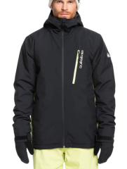 Quiksilver Morton Erkek Siyah Snowboard Ceketi
