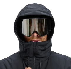 Quiksilver Sycamore Block 20k Jk Erkek Kahverengi Snowboard Ceketi