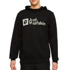 Jack Wolfskin Arthur Hoody Erkek Siyah Sweatshirt