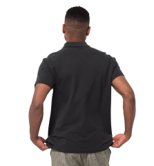 JACK WOLFSKIN Siyah Essentıal Polo M Erkek Polo Tişört