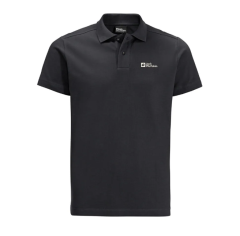 JACK WOLFSKIN Siyah Essentıal Polo M Erkek Polo Tişört