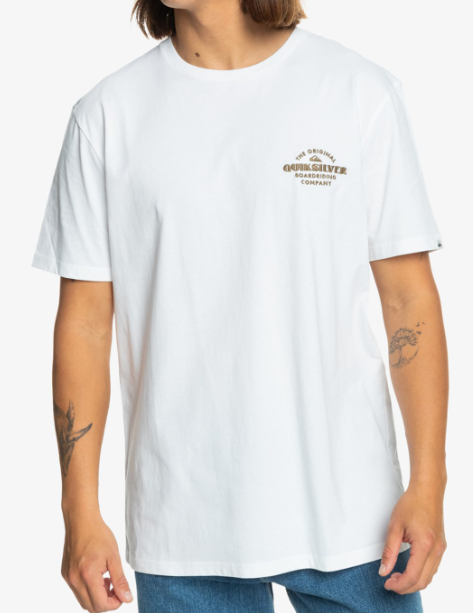 Quiksilver Tradesmith SS Erkek Tişört BEYAZ