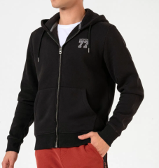 Routefield Harbor Erkek Günlük Sweatshirt Siyah